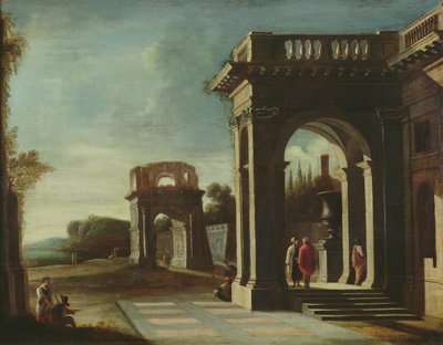 Principal Monuments of Ancient Rome: Arch of Titus by Viviano Codazzi